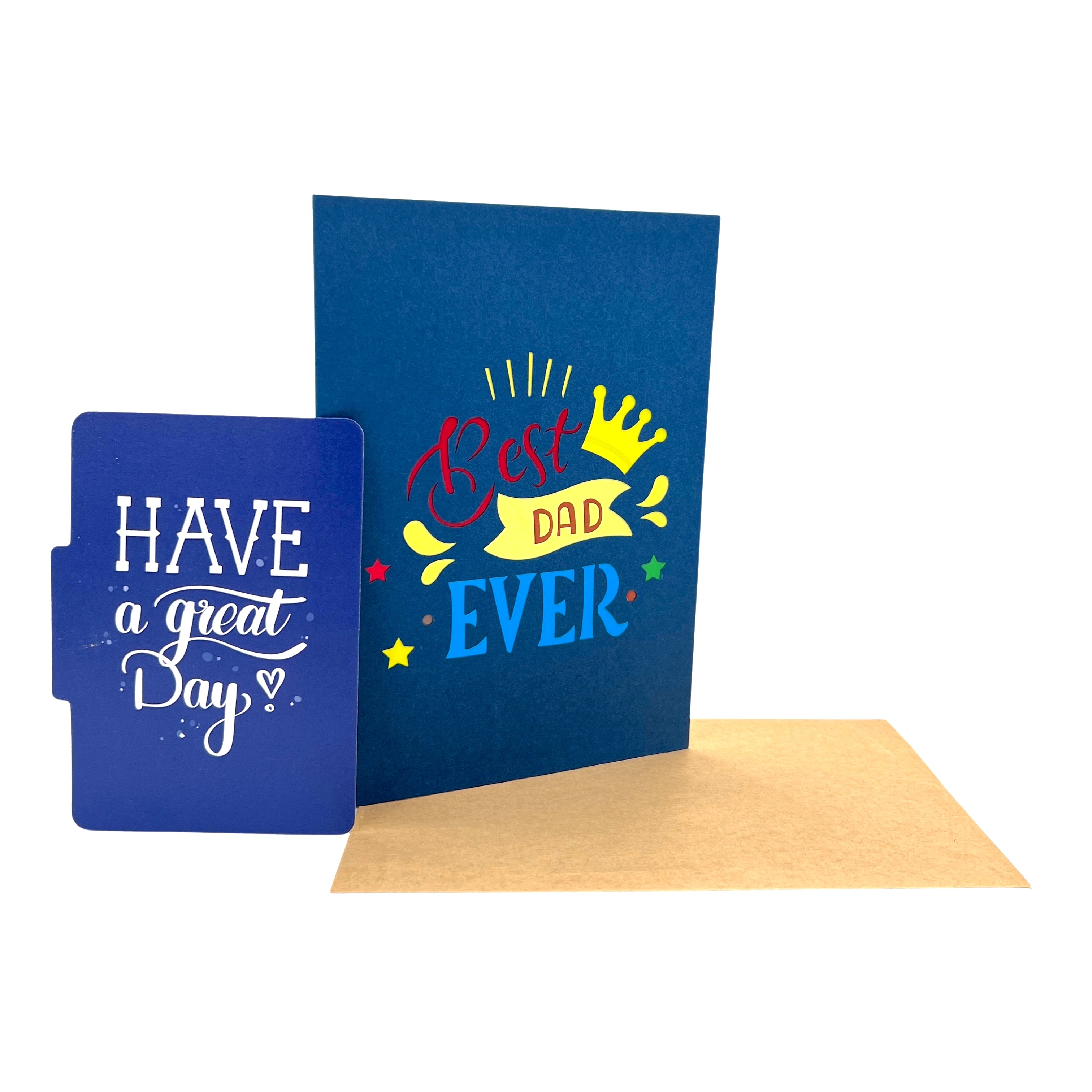 Pop Up Greeting Card Fathers Day Card Gift for Dad Pop-Up Best Dad Ever Father's Day Card Birthday Card Thank you Card Gift for Dad Family