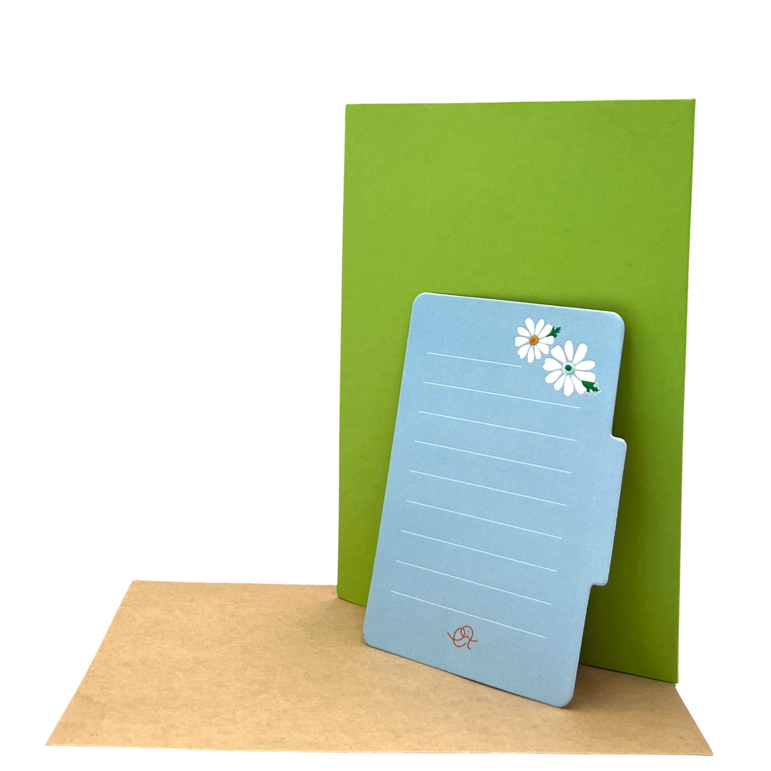 Pop Up Greeting Card Blooming White Daisy Field Card, Flower Card, Daisy Gift, Flower Cards, Spring Card, Mother's Day, Flowers Gift Card