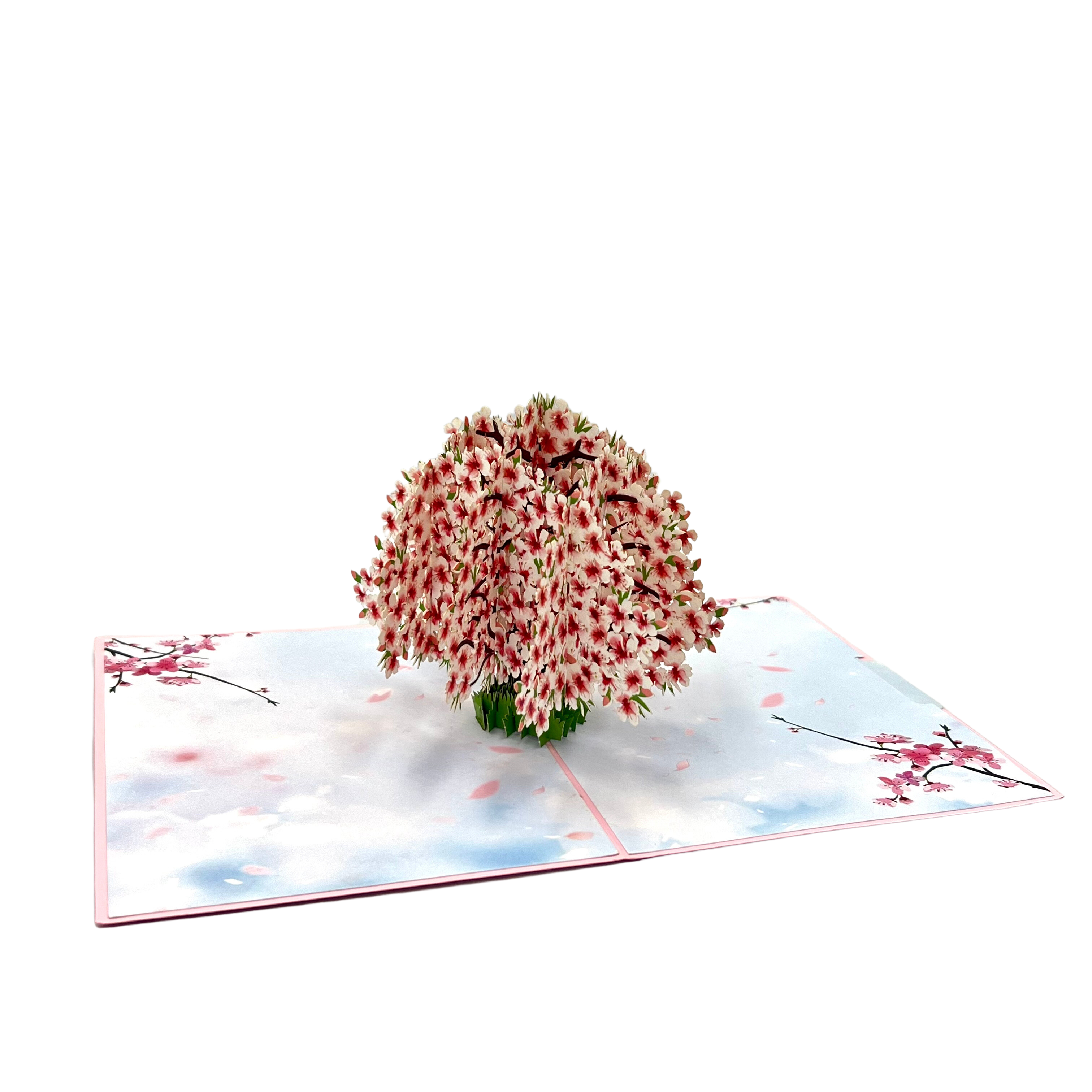 Pop Up Greeting Card Cherry Blossom Birthday Thank You Card Spring Card Nature Card Tree Card 3D Pop Up Blooms Nature Flower Card For Mom