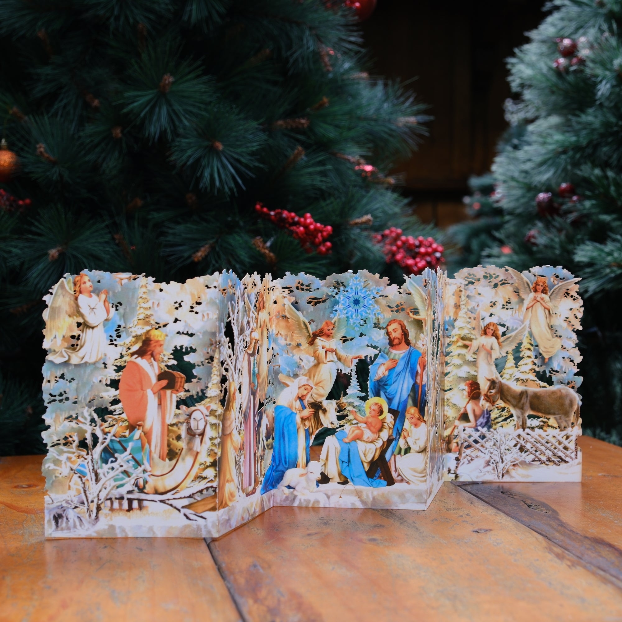 Decoration Greeting Card Merry Christmas Greeting Card Religious Christmas Nativity Scene, Christmas Decoration, Christmas themes, Holiday