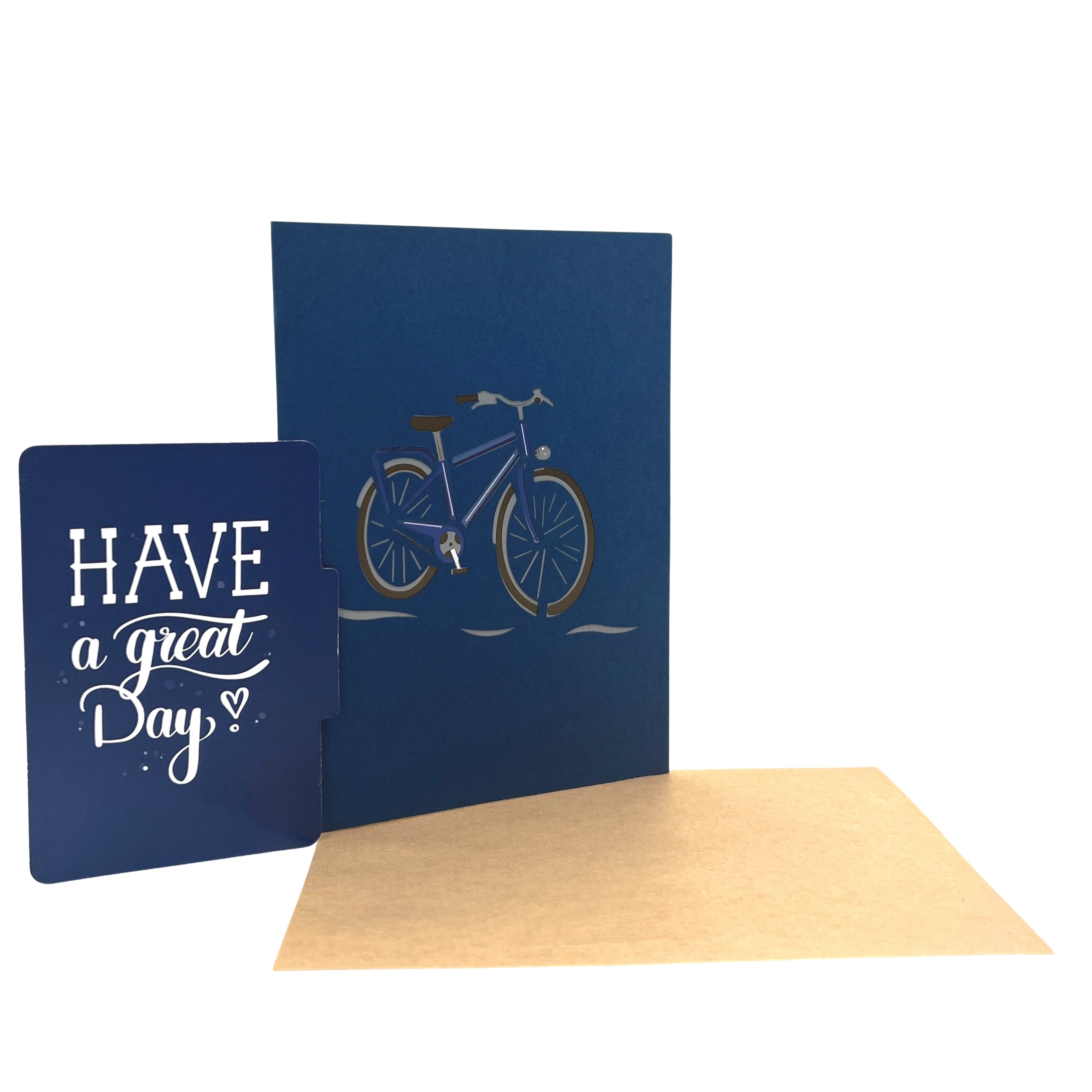 Pop Up Greeting Card Adventure Bicycle Nature Outdoor Camping Card Thank You Birthday Gift for Nature Bike Lover For Mom Dad Family Friend