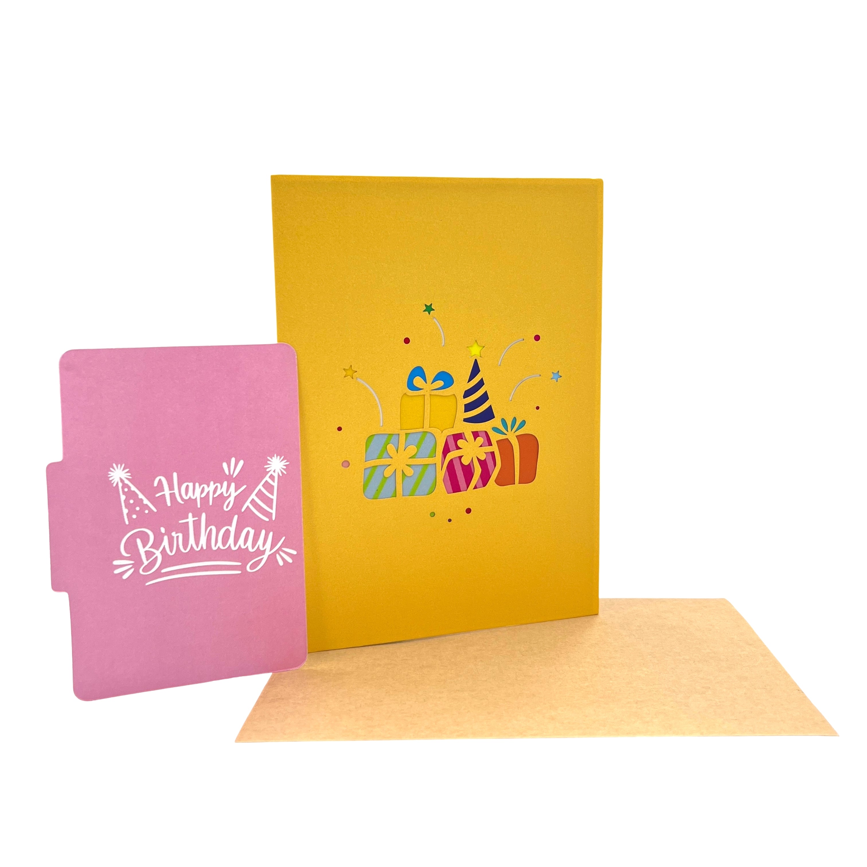 Pop Up Greeting Card Colorful Happy Birthday Gift Card Beautiful Birthday Decoration Card for Mom Card For Grandma Appreciation Card Family