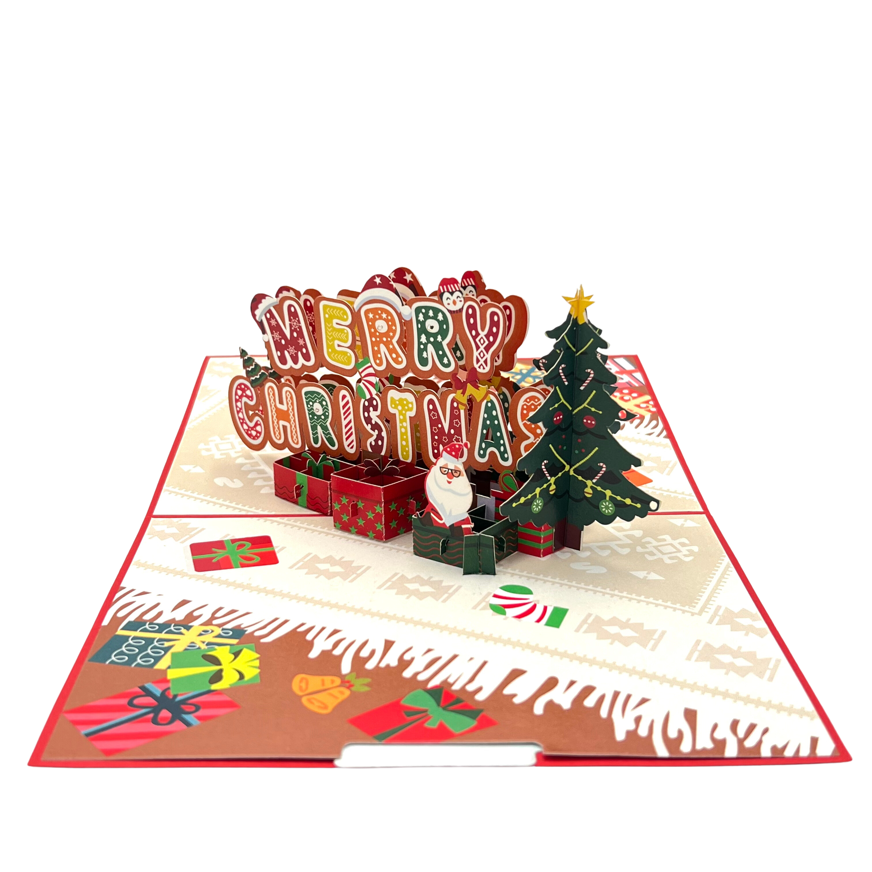 Pop Up Greeting Card Merry Christmas, Christmas Decoration, Christmas Gift, Christmas Tree Card, Christmas Theme card, Nativity, Santa Claus