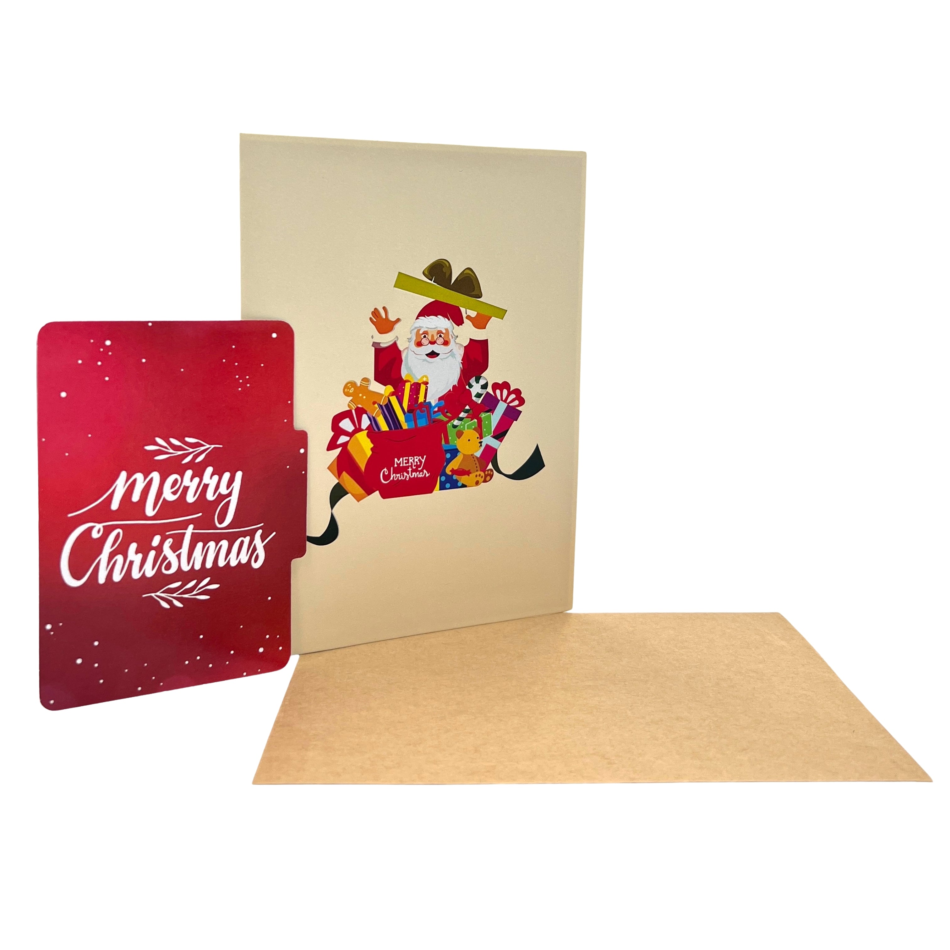 Pop Up Greeting Card Santa Claus Gift Decoration for Christmas, Merry Christmas, Christmas Theme, Funny Christmas Gift, Christmas Gift Kid