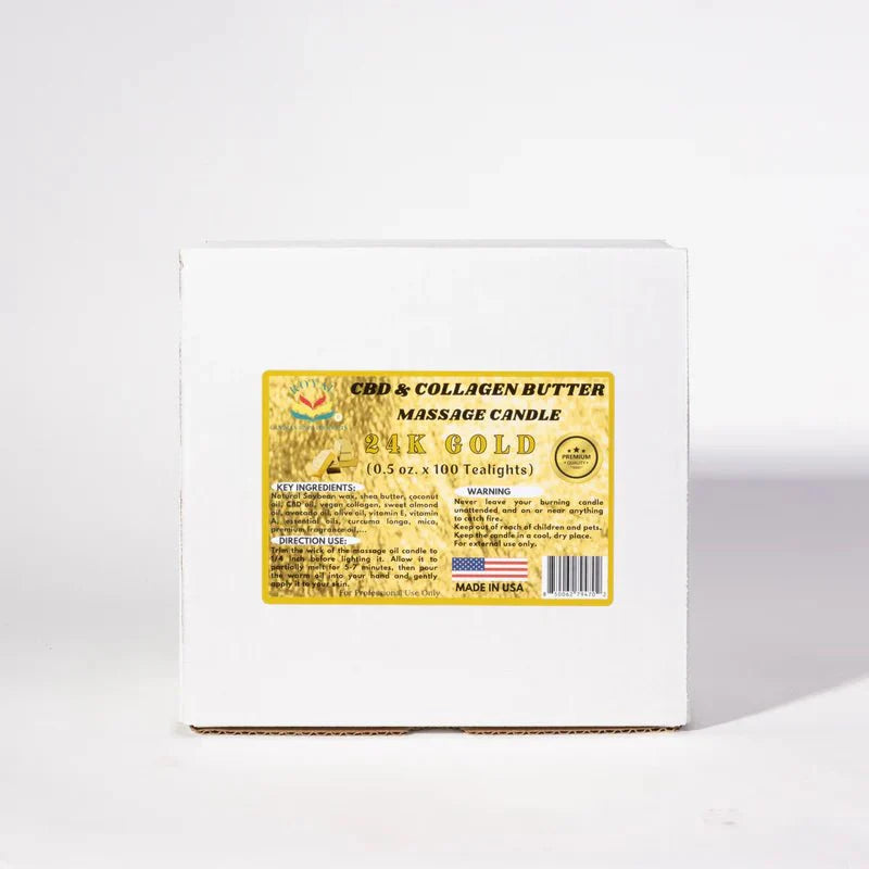 Royal CBD Massage Oil Candles - Tealight 0.5oz