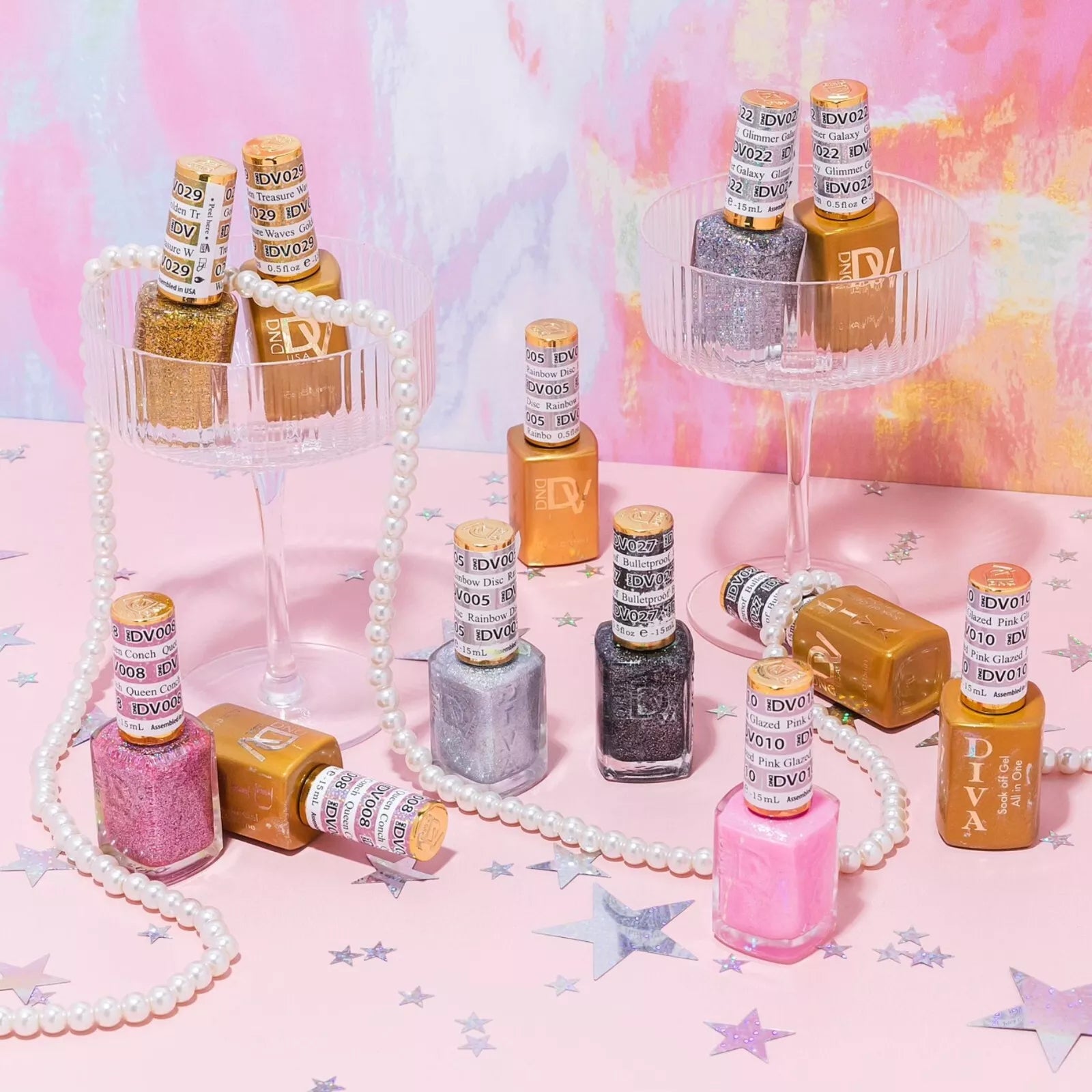 DND - DIVA Gel & Lacquer Duo Full Set 36 Colors (#110 - #145)