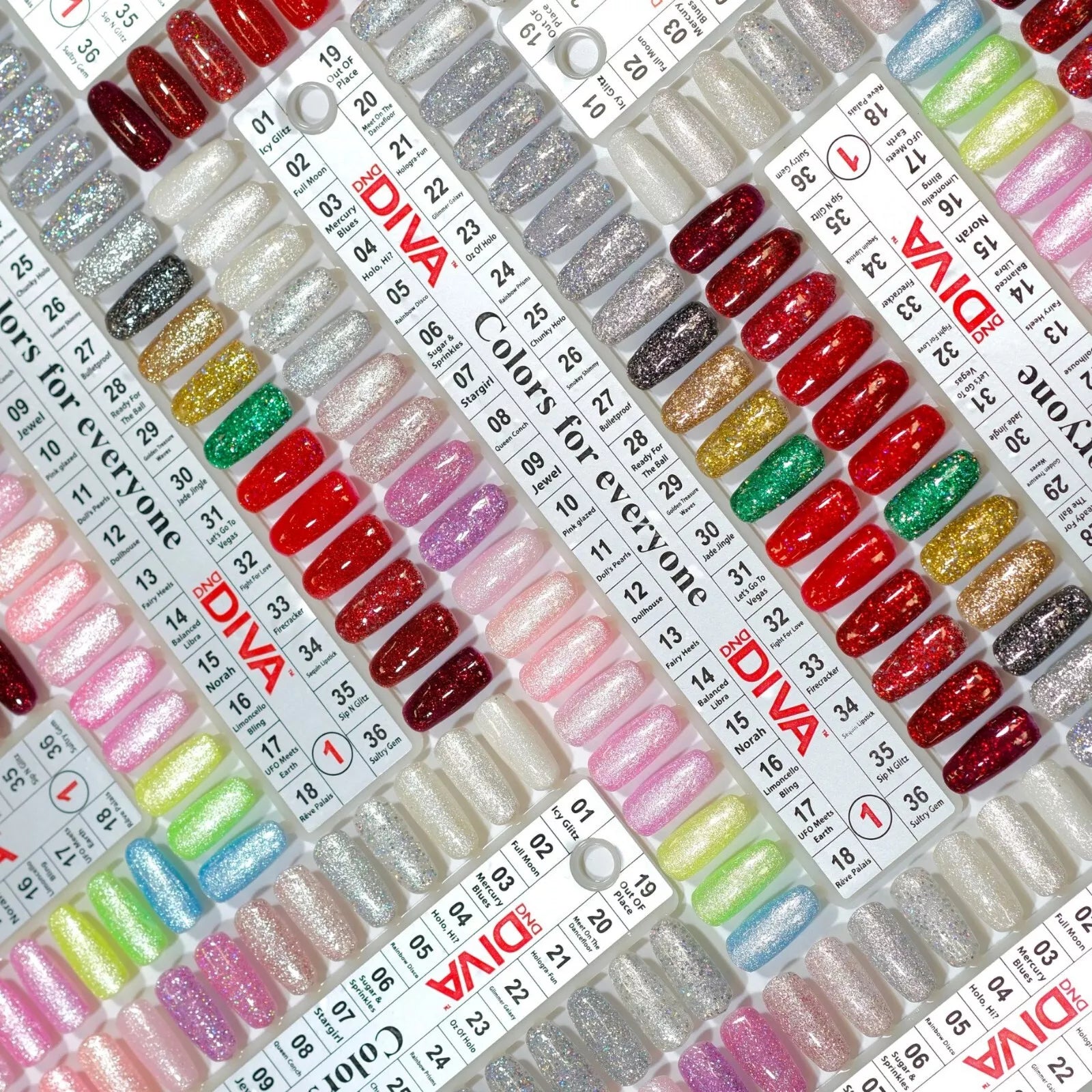DND - DIVA Gel & Lacquer Duo Full Set 36 Colors (#01 - #36)