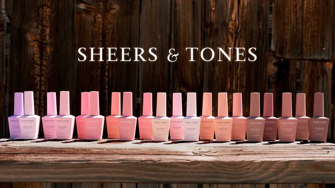 Chaun Legend - Gel Polish 0.5oz - Sheers & Tones Collection